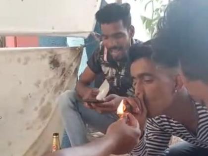 cannabis liquor party in Covid Center in dombivali | धक्कादायक! कोविड सेंटरमध्ये कर्मचाऱ्यांची दारू गांजा पार्टी; व्हिडीओ काढणाऱ्याला मारहाण