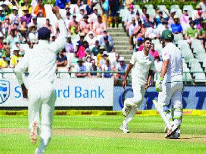  First Test: Indians in South Africa have stopped, India's disappointing start | पहिली कसोटी : दक्षिण आफ्रिकेला भारतीयांनी रोखले, भारताचीही निराशाजनक सुरुवात