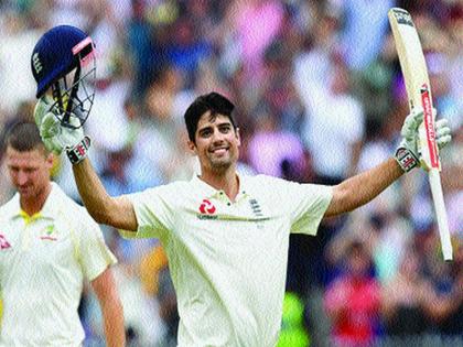 Cook's record double century, against England in Australia | कूकचे विक्रमी द्विशतक, इंग्लंडचे आॅस्ट्रेलियाविरुद्ध पारडे जड