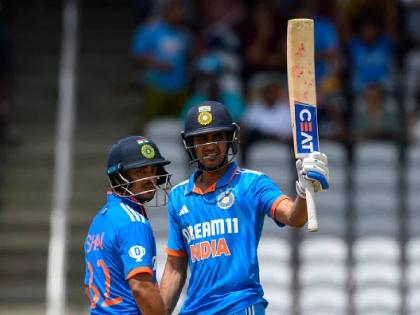 India vs West Indies 3rd ODI Marathi : Shubman Gill ( 85), Ishan Kishan ( 77), Sanju Samson ( 51) & Hardik Pandya (70* ) scored Fifty, India 351/5 | इशान किशनचे सातत्य; शुबमन, सॅमसन अन् हार्दिकला गवसला सूर, वेस्ट इंडिजसमोर ३५२ लक्ष्य