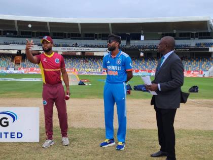 India vs West Indies 3rd ODI Marathi : Hardik Pandya continues to lead team India, Rohit Sharma & Virat Kohli Rested, West Indies opt to bowl, check Playing XI | हार्दिक पांड्याकडे नेतृत्व, विराट कोहली-रोहित शर्मा यांना विश्रांती; Playing XI मध्ये २ बदल