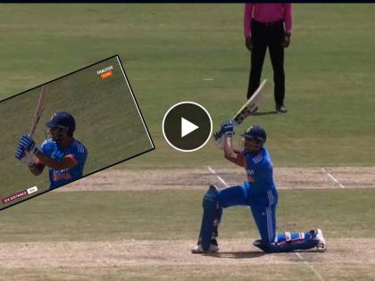 IND vs WI 1st T20I Live Marathi : Tilak Varma the star, 0,6,6,0,4 on the first 5 balls in international cricket, India 67/3 Video  | ०,६,६,०,४! तिलक वर्माची पदार्पणात दमदार सुरूवात, परंतु भारताची लागलीय वाट, Video 