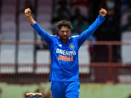IND vs WI 3rd T20I Marathi Live :Kuldeep Yadav is the fastest Indian to complete 50 wickets in Men's T20I, West Indies 159/5 | भारताची 'शिस्तीत' गोलंदाजी! कुलदीप यादवने इतिहास घडविला, पण रोव्हमन पॉवेलने इंगा दाखवला