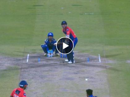 IPL 2023, MI vs DC Live Marathi : David Warner batted as a right-hander during the free hit, Delhi Capitals loss 4 wickets Video  | IPL 2023, MI vs DC Live : 'डावा' डेव्हिड वॉर्नर बनला 'उजवा', रोहित शर्माही चक्रावला; दिल्लीच्या फलंदाजांनी कर्णधाराला दिली टांग, Video  