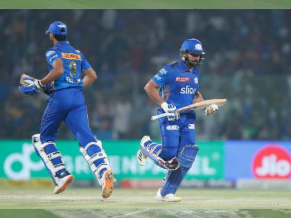 IPL 2023, MI vs DC Live Marathi : Rohit Sharma reaches an IPL fifty after 808 days, Mumbai Indians register their first victory of IPL 2023  | IPL 2023, MI vs DC Live : थरारक सामना! ८०८ दिवसानंतर रोहित शर्माने फिफ्टी मारली, मुंबई इंडियन्सने पहिली मॅच जिंकली