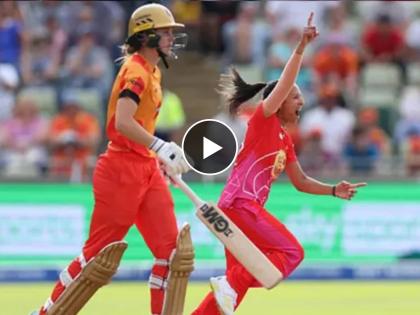 Birmingham Phoenix needed 4 runs needed off 3 balls. Incredibly, Shabnim Ismail produced a hat-trick to win the game for Welsh Fire, Watch Video  | Video : विजयासाठी ३ चेंडूंत हव्या होत्या ४ धावा, पण 'बाई'ने हॅटट्रिक घेऊन सामनाच फिरवला