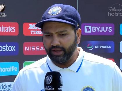 WTC Final IND vs AUS :  Rohit Sharma said, "we'll keep our heads high and prepare for the next WTC Final". | WTC Final मधील लाजीरवाण्या पराभवानंतर रोहित शर्मा म्हणाला, आम्ही कडवी लढत दिली, पण... 