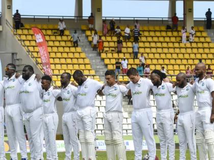 IND vs WI 1st Test Live updates Marathi : Rahkeem Cornwall is off the field with some chest infection, West Indies have used NINE bowlers so far in this innings | चेस्ट इन्फेक्शनमुळे गोलंदाजाने मैदान सोडले; विंडीजने ९ जणांना कामाला लावले, १९७४ नंतर असे घडले 