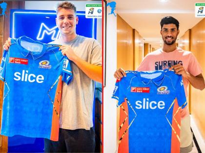 Mumbai Indians team will be wearing MI's WPL jersey on tommorow's match to inspire the girl child.What a great initiative and gesture by Mumbai Indians! | मुंबई इंडियन्सचे खेळाडू उद्या महिला संघाची जर्सी घालून मैदानावर उतरणार, टॉससाठी हरमनप्रीत कौर येणार