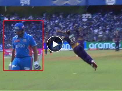 IPL 2023, MI vs KKR Live Marathi : Rohit Sharma goes after scoring 12 runs; Suyash got the wicket, thanks to an outstanding catch by Umesh Yadav, Rohit Sharma has scored the most runs against a single opponent Video | IPL 2023, MI vs KKR Live : रोहित शर्माची ऐतिहासिक खेळी, पण उमेश यादवची कॅच लैय भारी! वानखेडेवर सन्नाटा, Video