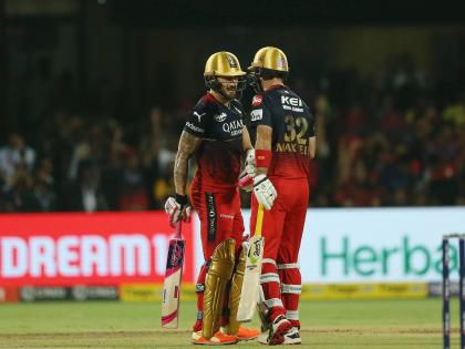 IPL 2023, CSK vs RCB Live Marathi : Faf Du Plessis and Glenn Maxwell has 126 runs partnership in just 61 balls, Glenn out on 76 runs, Video  | IPL 2023, CSK vs RCB Live : ११ चेंडूंत ५२ धावा! ग्लेन मॅक्सवेलने आधी समजून घेतले, कोवळ्या मलिंगाला धू धू धुतले; Video 