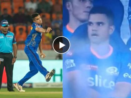 Mumbai Indiands bowler Arjun Tendulkar Abuses Cameraman During Sunriser Hyderabad Vs Mumbai Indians IPL 2023 Match, Video   | Arjun Tendulkar Abuses Cameraman : सचिनच्या मुलाची कॅमेरामनला शिवीगाळ? अर्जुन तेंडुलकरच्या Viral Video वरून दावा 