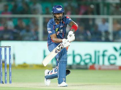 IPL 2023, RR vs LSG Live Marathi :lady luck Athiya Shetty in the stands, KL Rahul has been dropped twice, but he is out on 39 runs  | IPL 2023, RR vs LSG Live : 'लेडी लक' मैदानावर आली, KL Rahulची फलंदाजी बहरली; RRने दिले दोन जीवदान, पण...  