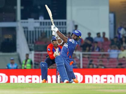 IPL 2023, DC vs LSG Live : Kyle Mayers scored 73 runs in just 38 balls with 2 fours and 7 sixes,  Nicholas Pooran - 36 (21), K Gowtham smashes a six off the only ball he faces to end Lucknow innings at 193/6 | IPL 2023, DC vs LSG Live : ९ चेंडूंत ५० धावा! कायले मायर्सचे वादळ, निकोलस पूरननेही केली धुलाई; दिल्लीसमोर तगडे आव्हान 