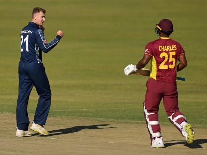 ICC World Cup Qualifier : WEST INDIES ARE OUT FROM THE 2023 WORLD CUP IN INDIA, The two-time winners lost to a weak Scotland | ICC World Cup Qualifier : वेस्ट इंडिजचं पॅक अप! दोन वेळचे विजेते स्कॉटलंडकडून हरले अन् वर्ल्ड कप मधून बाहेर पडले
