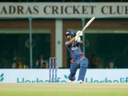 IPL 2022, GT vs LSG Live Marathi : KL Rahul becomes the fastest Indian and third-quickest overall behind Babar Azam and Chris Gayle to reach 7000 T20 runs. | IPL 2022, GT vs LSG Live : लोकेश राहुल भारताचा 'वेगवान' फलंदाज ठरला, विराट कोहलीचा मोठा विक्रम मोडला, जगात तिसरा आला 