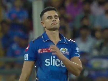 IPL 2023, MI vs PBKS Live Marathi : Sam Curran and Harpreet Bhatia smashed - 6,WD,4,1,4,6,4N,4 - 31 runs against Arjun Tendulkar in an over. | IPL 2023, MI vs PBKS Live : 6,WD,4,1,4,6,4N,4 ! अरे देवा.... अर्जुन तेंडुलकरला बेक्कार चोपले, रोहित शर्मासह सारे समजवायला आले... 