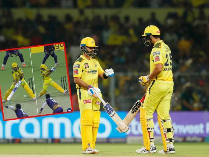 IPL 2023, KKR vs CSK Live Marathi : 6, 6, 6, 6, 4, 1, 4,1,6,4 by CSK in the last 10 balls, Shivam Dube & Ajinkya Rahane on fire. | IPL 2023, KKR vs CSK Live : 6, 6, 6, 6, 4, 1, 4,1,6,4 ! शिवम दुबे-अजिंक्य रहाणे यांची वादळी खेळी; १६ चेंडूंत अर्धशतकी भागीदारी 