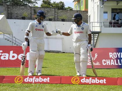 IND vs WI 2nd Test Live Marathi : India reach 100 in just 12.2 overs - the fastest recorded 100 for any team in 146-year-old Test cricket history   | World Record! १४६ वर्षांच्या कसोटी इतिहासात जे कुणालाच नाही जमले ते टीम इंडियाने करून दाखवले