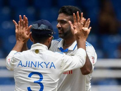 IND vs WI 2nd Test Live Marathi : R Ashwin gets the Kraigg Brathwaite & Kirk McKenzie; In Day 5 India need 8 wickets, West Indies need 289 runs.  | आर अश्विनच्या २ विकेट्सने भारतासाठी उघडले विजयाचे दार! पाचव्या दिवशी विंडीजलाही समान संधी