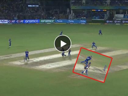 IPL 2023, Eliminator MI vs LSG Live Marathi :  The two batters had collided in the middle of the pitch after both were busy watching the ball & Marcus Stoinis is run-out,  Lucknow 9 down now with just 100 on the board, Video | IPL 2023, Eliminator MI vs LSG Live : फलंदाज चेंडूकडे पाहत राहिले, लखनौचे ३ फलंदाज रन आऊट झाले, Video