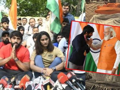 Wrestlers Protest : Olympic medallist Bajrang Punia questions PM Narendra Modi silence, Hearing on Friday after SC issues NOTICE to Delhi Police | Wrestlers Protest : पदक जिंकल्यावर खेळाडूंसोबत फोटो काढणारे पंतप्रधान मोदी गप्प का? ऑलिम्पियन बजरंग पुनियाचा सवाल