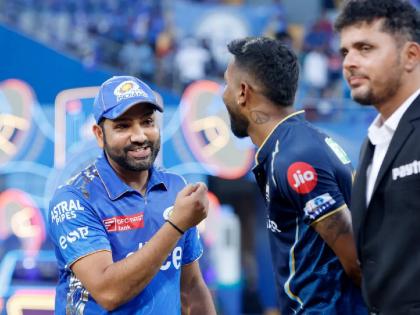 IPL 2023, Qualifier 2 GT vs MI Live Marathi : Mai bola wahi! Rohit Sharma said to Hardik Pandya; Mumbai Indians have won the toss and they've decided to bowl first. | IPL 2023, Qualifier 2 GT vs MI Live : मै बोला वही! रोहित शर्माने नाणेफेक जिंकून, हार्दिकला असं का म्हटलं?