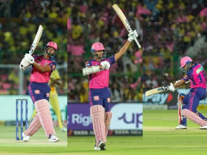 IPL 2023, CSK vs RR Live Marathi : Yashasvi Jaiswal scored 77 runs in 43 balls with 8 fours and 4 sixes, Jaiswal and Sanju Samson got out to Tushar Deshpande in the same over | IPL 2023, CSK vs RR Live : १२ चेंडूंत ५६ धावा! यशस्वी जैस्वाल कसला खेळला भावा... चेन्नईच्या गोलंदाजांना बेक्कार चोपले