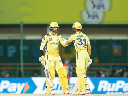 IPL 2023 CSK vs LSG Live : Ruturaj Gaikwad 57 & Devon Conway 47 runs; CSK post 217-7, amabati rayudu and ms dhoni scored valuable runs | IPL 2023 CSK vs LSG Live : चेपॉकवरही 'मराठी' आव्वाज...! ऋतुराज गायकवाड, डेव्हॉन कॉवने बरसले; MS Dhoni ने चोपून काढले