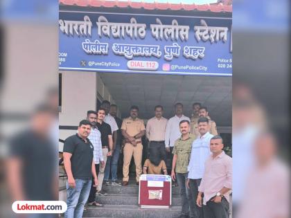 Village pistol seized from innkeeper; Bharati University police take strong action | सराईत गुन्हेगाराकडून गावठी पिस्तूल जप्त;भारती विद्यापीठ पोलिसांची धडक कारवाई Village pistol seized from innkeeper; Bharati University police take strong action | सराईत गुन्हेगाराकडून गावठी पिस्तूल जप्त;भारती विद्यापीठ पोलिसांची धडक कारवाई