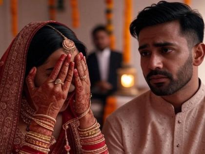 'I approached her with love but...'; Wife's true face was revealed on the first night, scared husband went to the police! | 'मी प्रेमाने तिच्या जवळ गेलो पण...'; पहिल्या रात्रीच पत्नीचा खरा चेहरा समोर आला, घाबरलेला पती पोलिसांकडे गेला!