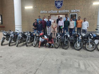 Two wheeler thief in police net; Ten bikes seized; Local Crime Branch action | दुचाकी चाेरटे पाेलिसांच्या जाळ्यात; दहा दुचाकी जप्त; स्थानिक गुन्हे शाखेची कारवाइ