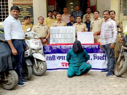 Shantinagar police in Bhiwandi solved 16 cases of vehicle theft, mobile theft; Four people were arrested | भिवंडीतील शांतीनगर पोलिसांकडून वाहनचोरी,मोबाईल चोरीच्या १६ गुन्ह्यांची उकल; चार जणांना केली अटक 