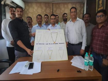 Nalasopara: Accused of stealing gold chain arrested in Sarai, Unit Two of Crime Branch succeeded in solving 7 crimes | Nalasopara: सोनसाखळी चोरी करणा­या सराईत आरोपीला अटक, ७ गुन्हयांची उकल करण्यात गुन्हे शाखेच्या युनिट दोनला यश