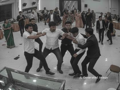 पानाच्या टपरीवर अवघ्या ४० रुपयांवरून वाद चिघळला; भर लग्नाच्या मंडपात शिरून दोघांनी हंगामा केला! 