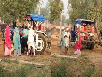 Rajasthan Youth Murder Video Bharatpur Man Crushed By Tractor Over Land Dispute | क्रूरतेची हद्द! कुटुंब ओरडत राहिलं अन् आरोपी युवकाला ट्रॅक्टरखाली चिरडत राहिला