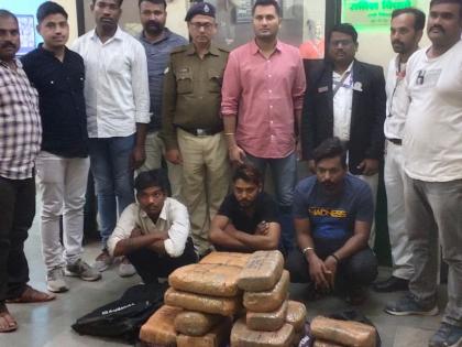 Solapur: 43 kg ganja brought from Odisha seized at Solapur railway station | Solapur: ओडिशातून आणलेला ४३ किलो गांजा सोलापूर रेल्वे स्टेशनवर केला जप्त