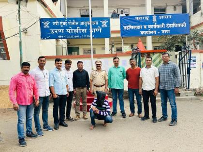 Raigad: Murder of an old woman for want of jewellery, accused's smile within 24 hours, strong performance of Uran police | Raigad: दागिन्यांच्या हव्यासापोटी वृद्धेचा खून, आरोपीच्या २४ तासांतच आवळल्या मुसक्या, उरण पोलिसांची दमदार कामगिरी  