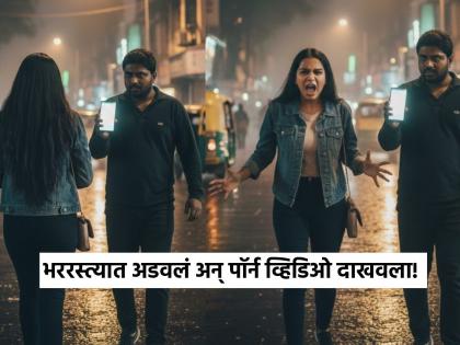 भररस्त्यातच तरुणीला दाखवला पॉर्न व्हिडिओ, माटुंग्यातील धक्कादायक प्रकार! असं का केलं? - Marathi News | A young woman was shown a inappropriate video on the street a shocking incident in Matunga | Latest News at Lokmat.com