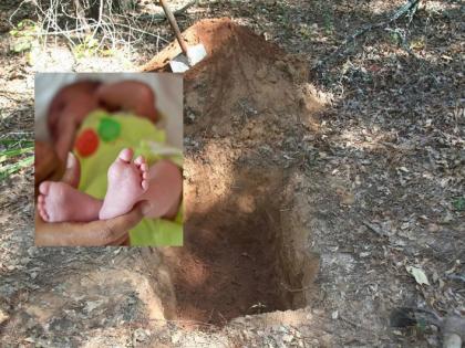 हृदय पिळवटून टाकणारी घटना; चिमुकलीला जिवंत गाडले, ग्रामस्थांना रडण्याचा आवाज आला अन्...