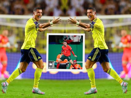 Cristiano Ronaldo Becomes First Player In History To Score 100 Goals For 4 Different Clubs And Nation See Record | रोनाल्डोनं रचला नवा इतिहास! अशी कामगिरी करणारा फुटबॉल जगतातील ठरला पहिला खेळाडू Cristiano Ronaldo Becomes First Player In History To Score 100 Goals For 4 Different Clubs And Nation See Record | रोनाल्डोनं रचला नवा इतिहास! अशी कामगिरी करणारा फुटबॉल जगतातील ठरला पहिला खेळाडू