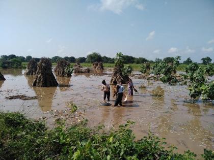 The compensation figure for heavy rains is close to three thousand crores | मराठवाड्यातील अतिवृष्टीच्या नुकसानभरपाईचा आकडा तीन हजार कोटींच्या दिशेने