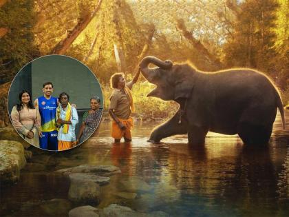 Mahindra singh dhoni gifted personalized csk jersey to oscar winning documentary the elephant whisperers team | MS Dhoniने केला ऑस्कर विजेत्या 'द एलिफन्ट व्हिस्परर्स’च्या हिरोंचा सन्मान, CSK कडून दिलं खास गिफ्ट