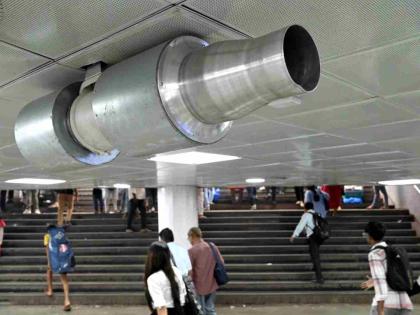 New system to maintain air play in CSMT subway, initiative of municipality | सीएसएमटी भुयारी मार्गात हवा खेळती राहण्यासाठी नवीन प्रणाली, पालिकेचा पुढाकार