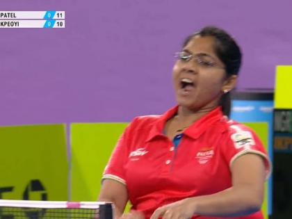 Commonwealth Games 2022 Para Table Tennis : Bhavina Patel wins Gold medal in Para Table Tennis after beating Nigerian paddler 3-0  in Final. Its 13th GOLD medal for India.   | Commonwealth Games 2022 : पॅरालिम्पिक स्पर्धेतील रौप्यपदक विजेत्या भाविना पटेलची राष्ट्रकुलमध्ये 'सुवर्ण' कामगिरी