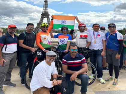 Pune cyclists covered 1220 km through mountains valleys and ghats facing extreme heat and cold challenges | डोंगर-दऱ्या अन् घाटातून, प्रचंड ऊन-थंडी आव्हाने पेलत पुण्याच्या सायकलपटूंनी पार केले १२२० किमी.