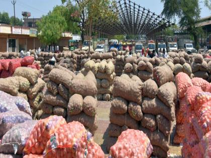 Onion becomes 'huge' in Dhule Market Committee! | धुळ्यातील बाजार समितीत कांदा झाला ‘उदंड’!