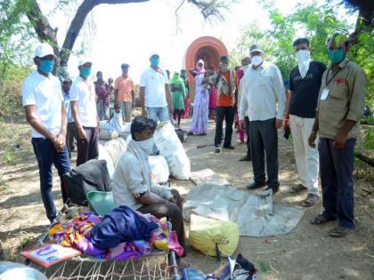 Sugarcane laborers returned from Gujarat state in Pimpalner, Ner area | पिंपळनेर, नेर परिसरात गुजरात राज्यातून ऊसतोड मजूर परतले