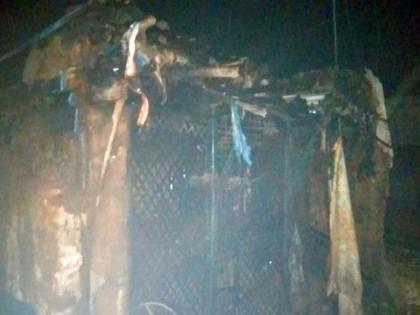 Woman dies in fire in Waghadi | वाघाडी येथे भल्या पहाटे लागलेल्या आगीत महिलेचा होरपळून मृत्यू