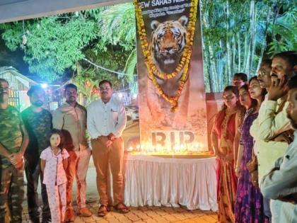 Unique love! Tribute to 'Big Daddy of Tiger' | अनोखे प्रेम! 'बिग डॅडी ऑफ टायगर'ला वाहिली श्रद्धांजली